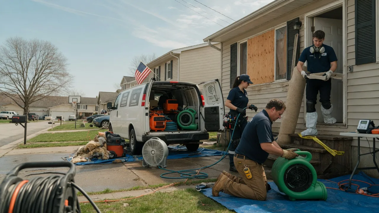 Water Damage Restoration in West Farmington, OH near me